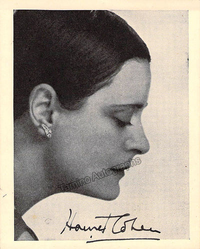 Cohen, Harriet - Signed Photograph