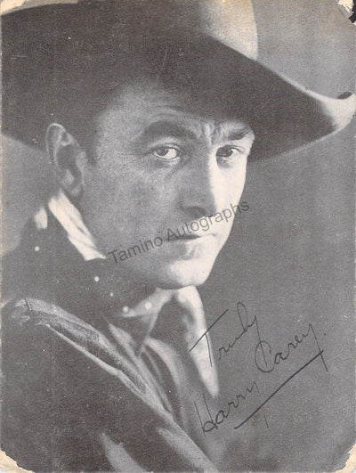 Carey, Harry - Signed Photograph