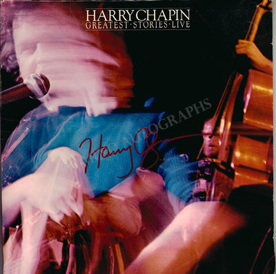 Chapin, Harry - Signed LP Record Sleeve