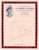 Lauder, Harry - Autograph Letter Signed & Typed Letter Signed
