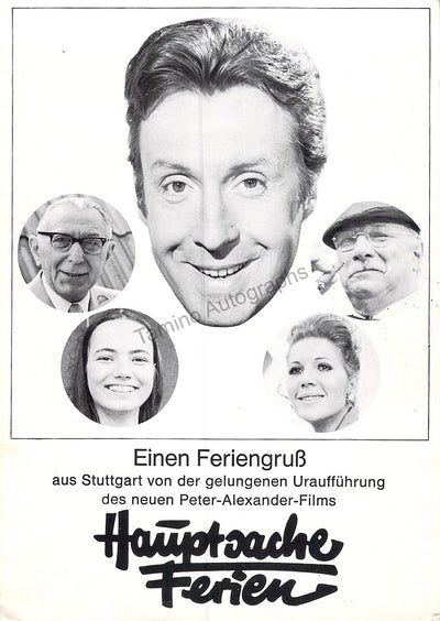 Hauptsache Ferien - Photograph Signed by the Cast