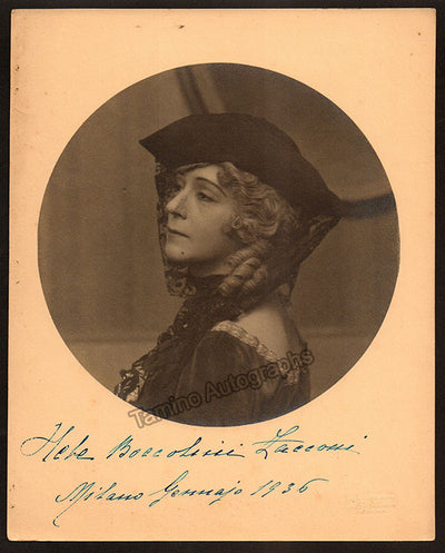 Boccolini-Zacconi, Hebe - Signed Photograph in Role