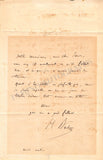 Berlioz, Hector - Autograph Note Signed