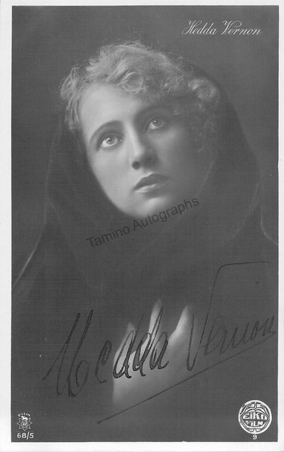 Vernon, Hedda - Signed Photograph