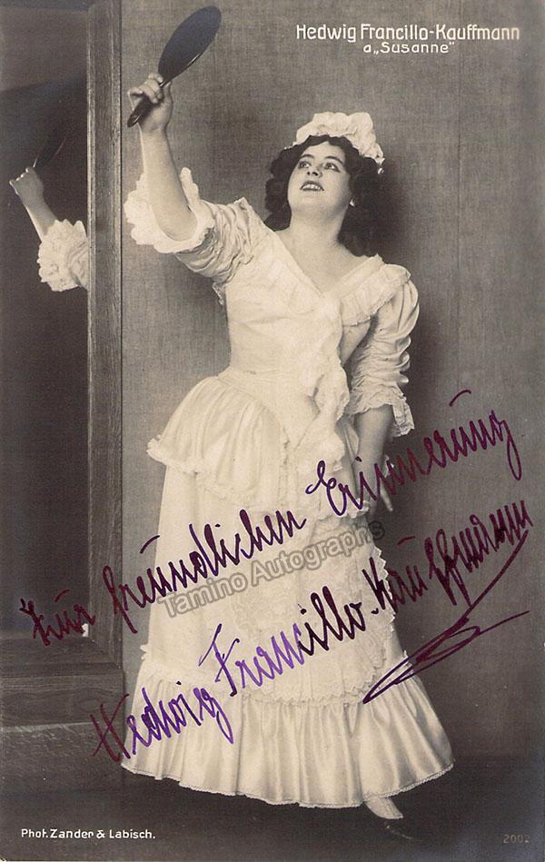 FRANCILLO-KAUFMANN, Hedwig