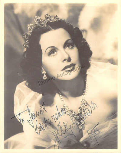 Lamarr, Hedy - Signed Photo 1948