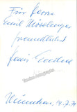 Enders, Heinz - Signed Photograph