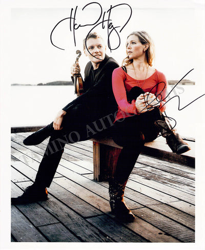 Blum, Helene - Haugaard, Harald - Double Signed Photograph