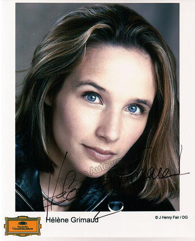 Grimaud, Helene - Signed Promo Photo