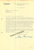 Roswaenge, Helge - Set of 4 Typed Letters Signed