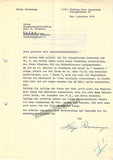 Roswaenge, Helge - Set of 4 Typed Letters Signed