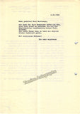 Roswaenge, Helge - Set of 4 Typed Letters Signed