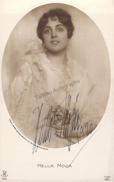 Moja, Hella - Signed Photograph 1920