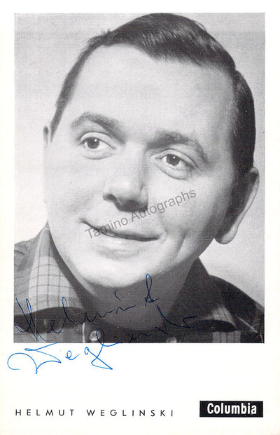 Weglinski, Helmut - Signed Photograph