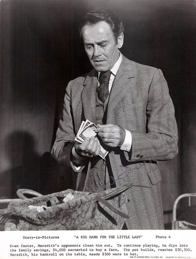 Fonda, Henry - Signed Photo in "A Big Hand for the Little Lady"