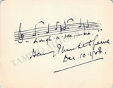 Plunkett Greene, Harry - Autograph Musical Quote Signed + Photo