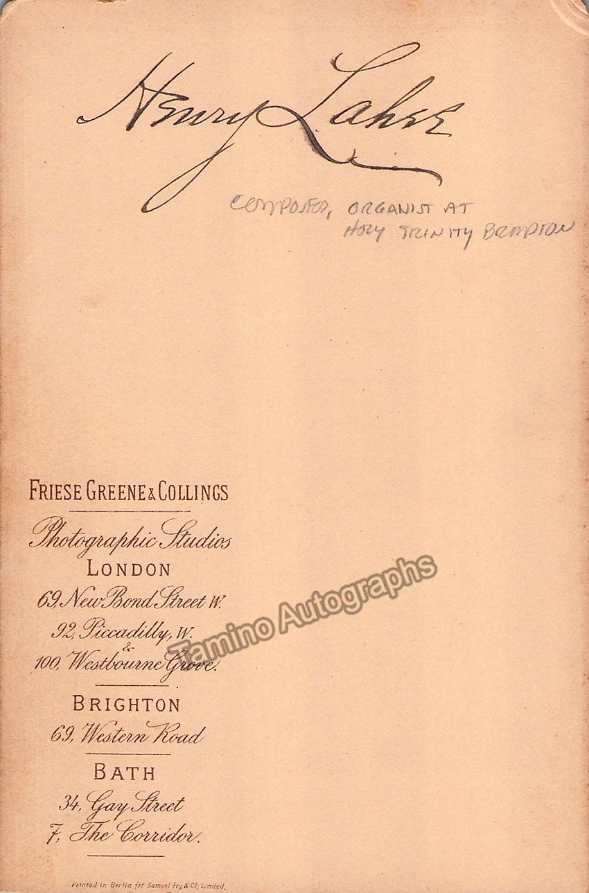 Henry Lahee Autograph Tamino