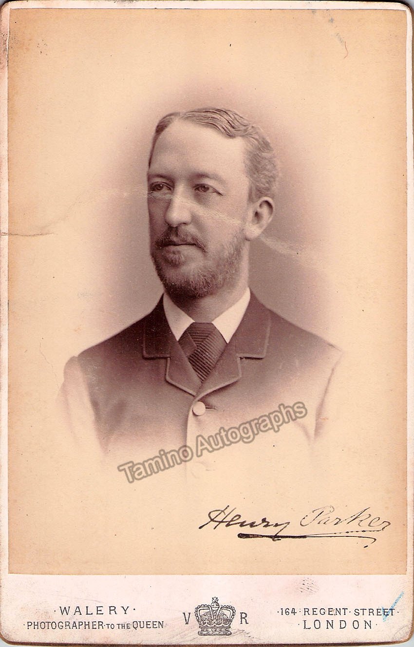 Parker, Henry - Signed Cabinet Photograph