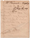 Wieniawski, Henryk - Autograph Note Signed 1854
