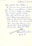 Charlier, Herbert - Signed Photograph & Autograph Letter Signed