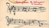 Fromm, Herbert - Autograph Music Quote