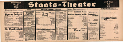 Karajan, Herbert von - Berlin Staats-Oper Playbill Lot 1942