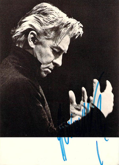 Karajan, Herbert von - Signed Photo Conducting