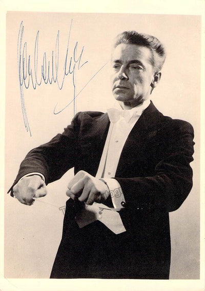 Karajan, Herbert von - Signed Photo Conducting