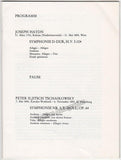 Karajan, Herbert von - Signed Program Vienna 1983