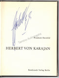 Karajan, Herbert von - Signed Book "Karajan"
