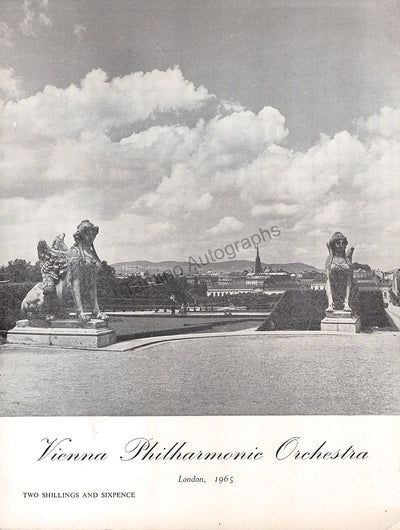 Karajan, Herbert von - Concert Program London 1965