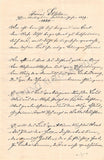 Rollett, Hermann - Manuscript Poem for Fanny Elssler