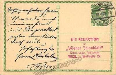 Winkelmann, Hermann - Signed Postcard
