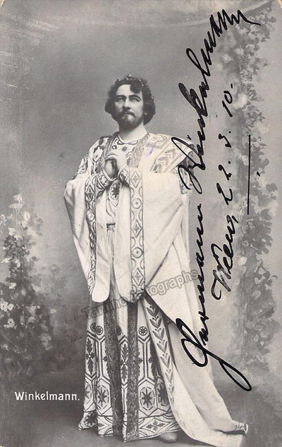 Winkelmann, Hermann - Signed Photograph in Parsifal 1910