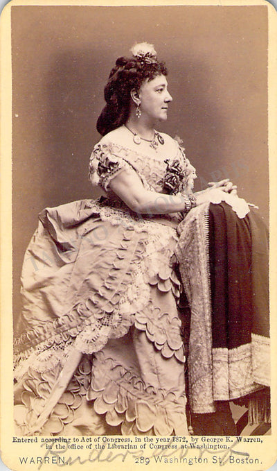 Rudersdorf, Hermine - Vintage CDV