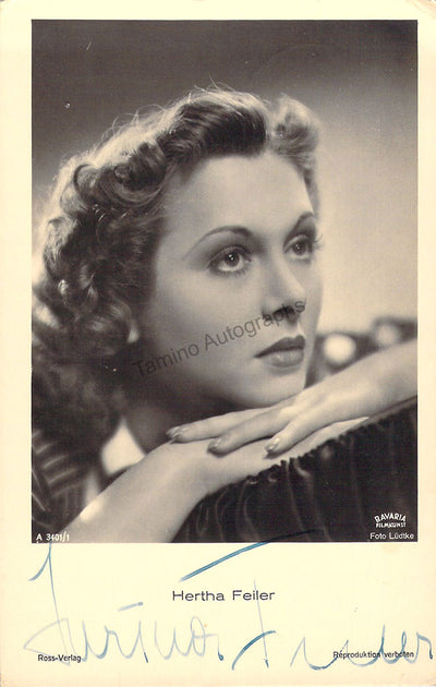 Feiler, Hertha - Signed Photograph