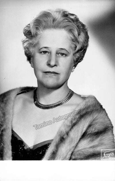 Dermota, Hilda - Signed Photograph 1979