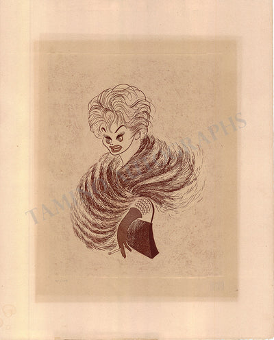 Ball, Lucille - Original Lithograph Signed by Al Hirschfeld