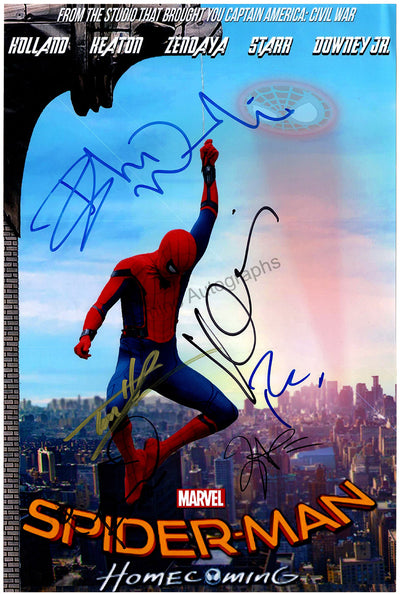 Holland, Tom & Others - Large Photograph in "Spiderman"