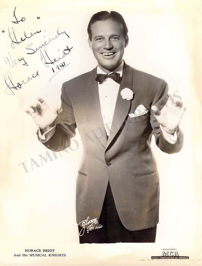 Heidt, Horace -Signed Photograph 1941