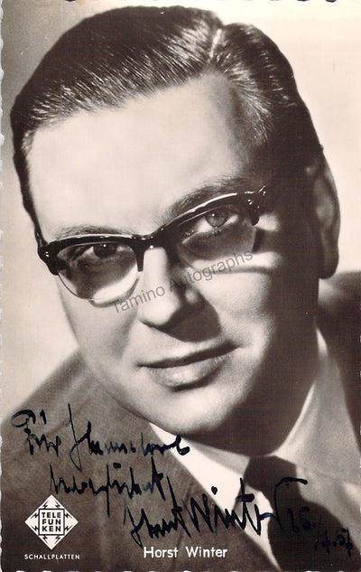 Winter, Horst - Signed Photograph 1957