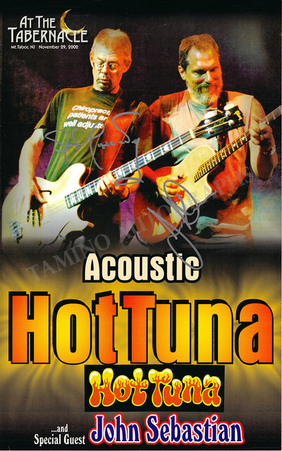 Hot Tuna - Double Signed Original Poster 2002
