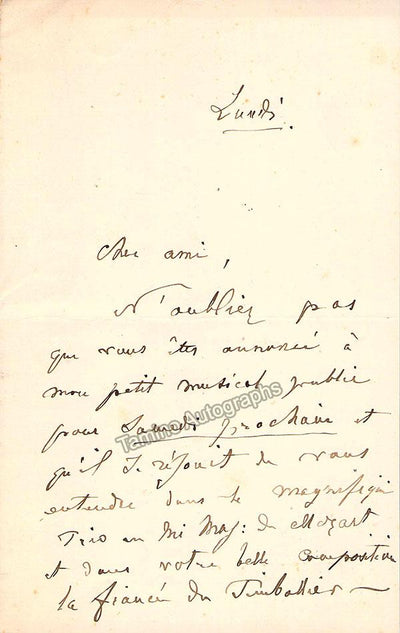 Leonard, Hubert - Autograph Notes Signed