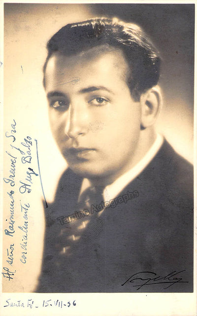 Balzo, Hugo - Signed Photograph 1936