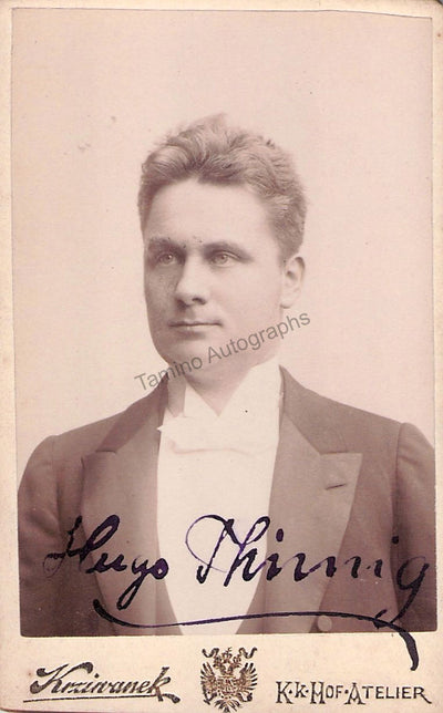 Thimig, Hugo - Signed Cabinet Photograph