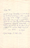 Wolf, Hugo - Autograph Letter Signed 1894
