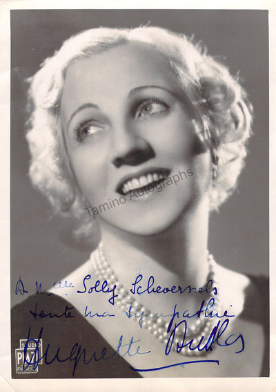 Duflos, Huguette - Signed Photograph