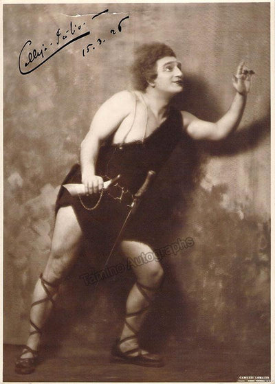 Calleja, Icilio - Signed Photo in role