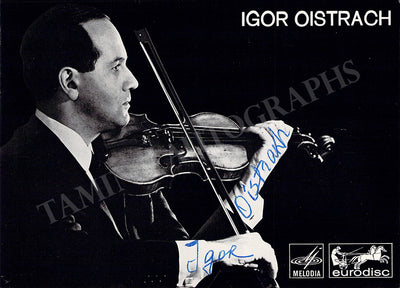 Oistrakh, Igor - Signed Photograph