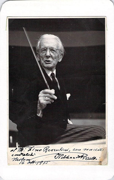 Pizzetti, Ildebrando - Signed Photograph 1955